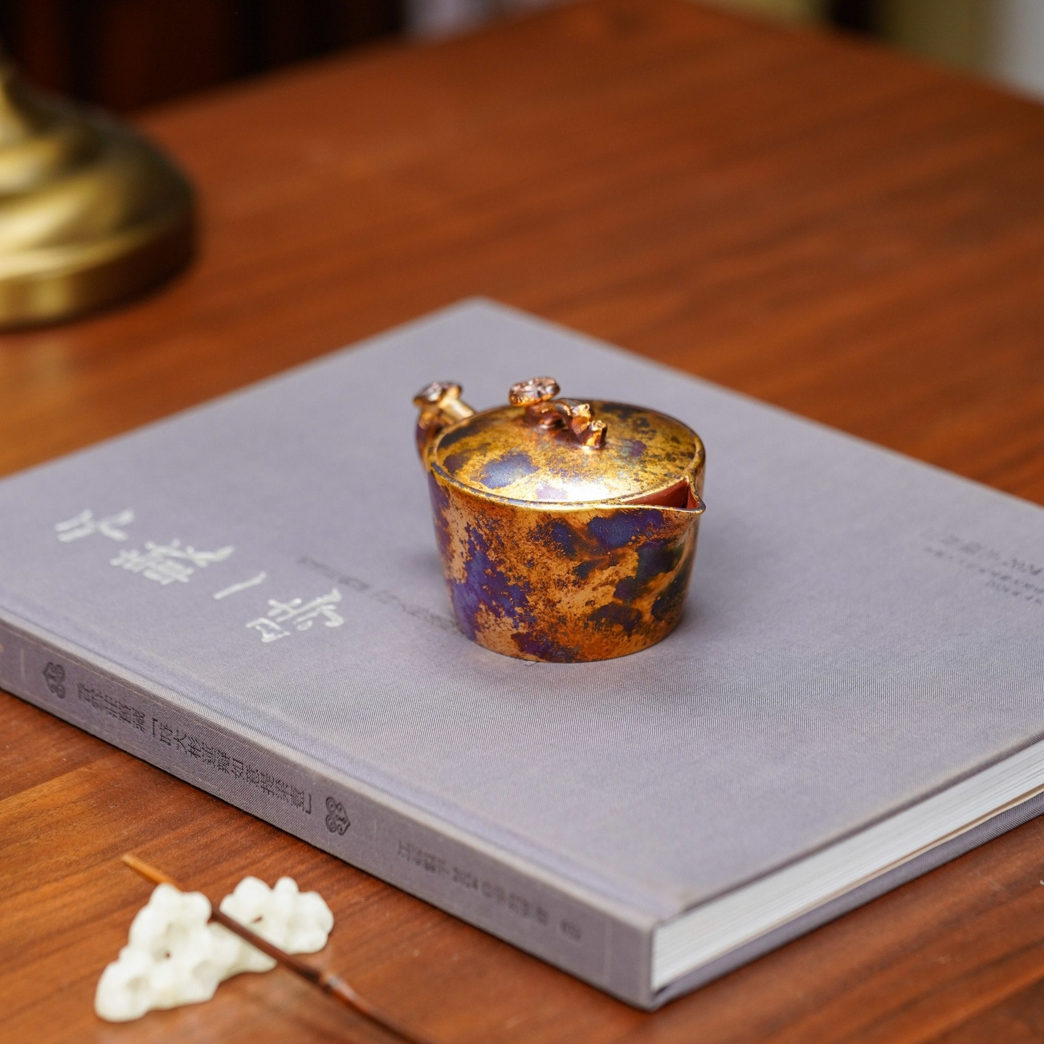 Ling Zhi Han Wa 120cc - Yixing Handmade Teapot - zycs_China