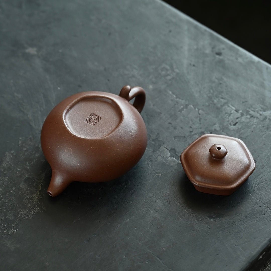 Liu Ban Fang Gu 190cc - Yixing Handmade Teapot - zycs_China