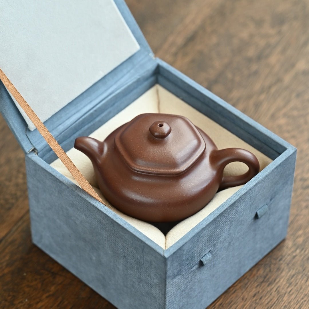 Liu Ban Fang Gu 190cc - Yixing Handmade Teapot - zycs_China