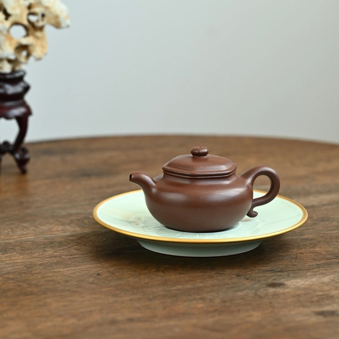 Liu Ban Fang Gu 190cc - Yixing Handmade Teapot - zycs_China