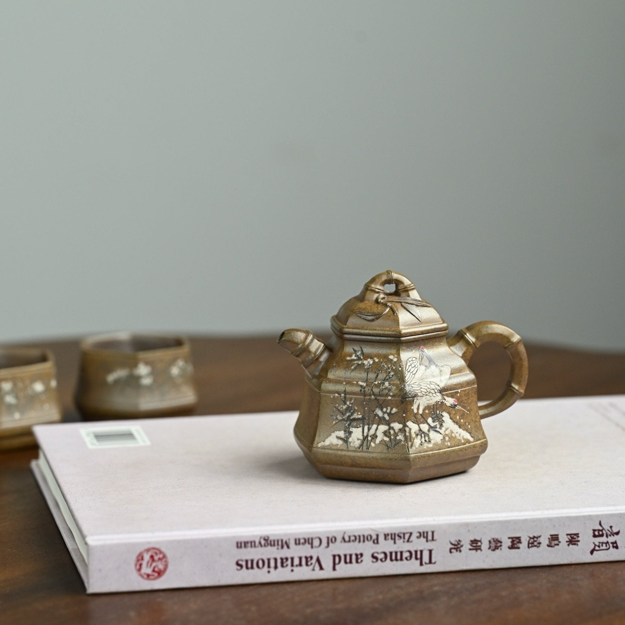 Liu Ban Zhu Ding 160cc - Yixing Handmade Teapot - zycs_China