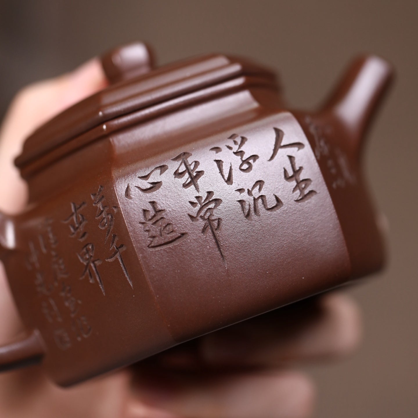 Liu Fang De Zhong 250cc - Yixing Handmade Teapot - zycs_China