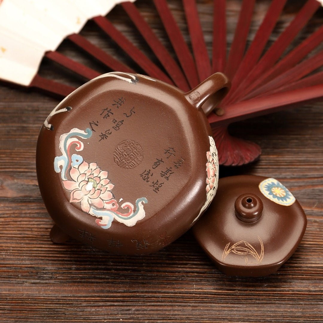 Liu Fang Han Jiang 180cc - Yixing Handmade Teapot - zycs_China