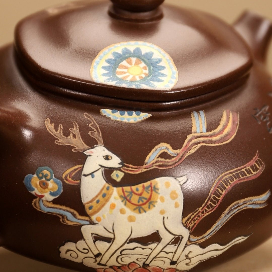 Liu Fang Han Jiang 180cc - Yixing Handmade Teapot - zycs_China