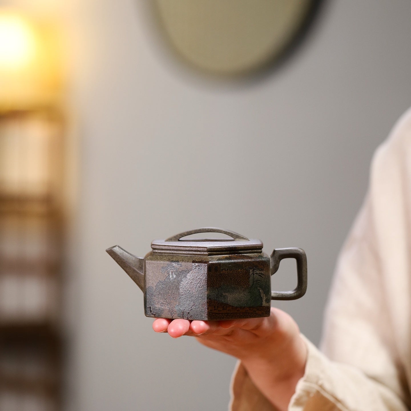 Liu Fang Han Wa 210cc - Yixing Handmade Teapot - zycs_China