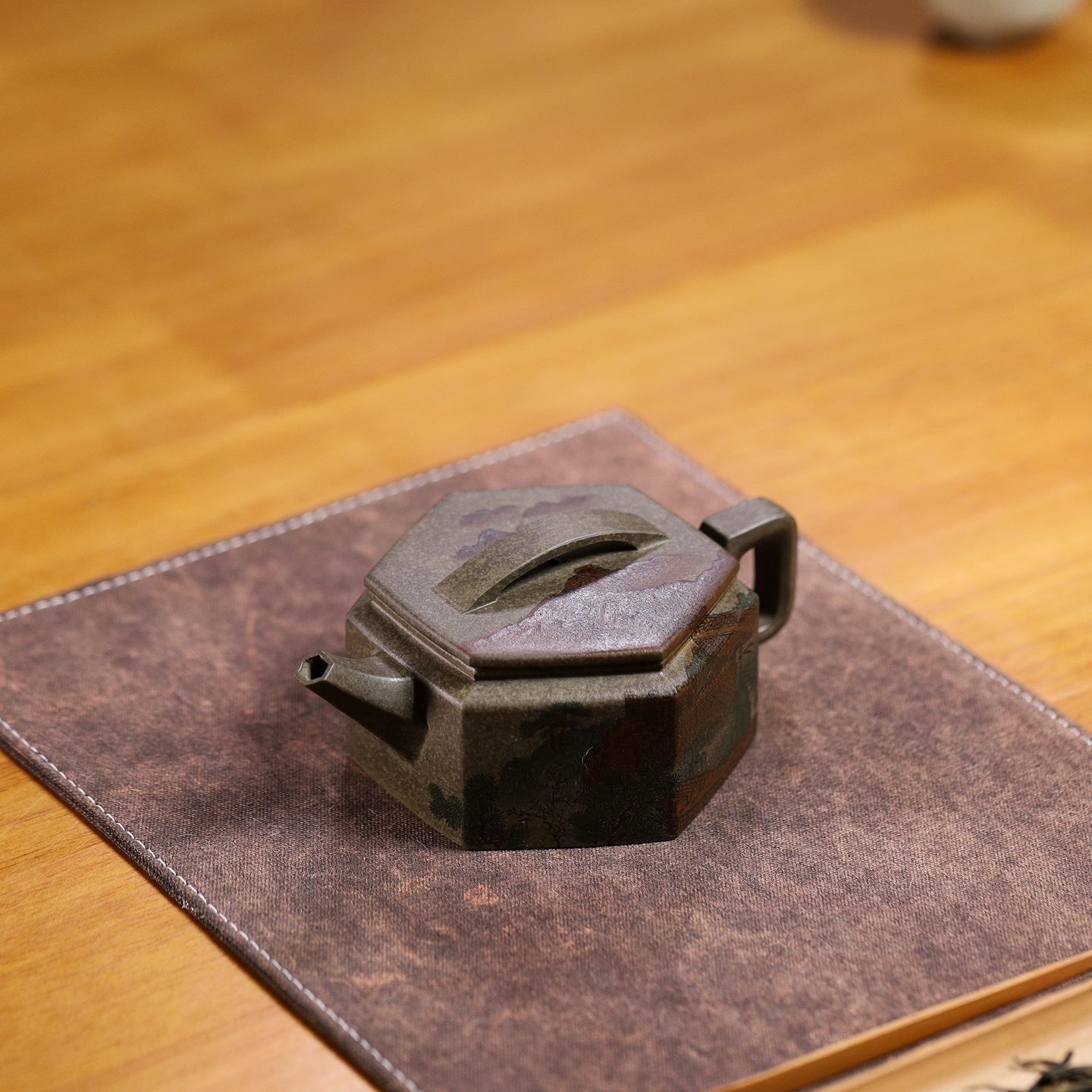 Liu Fang Han Wa 210cc - Yixing Handmade Teapot - zycs_China