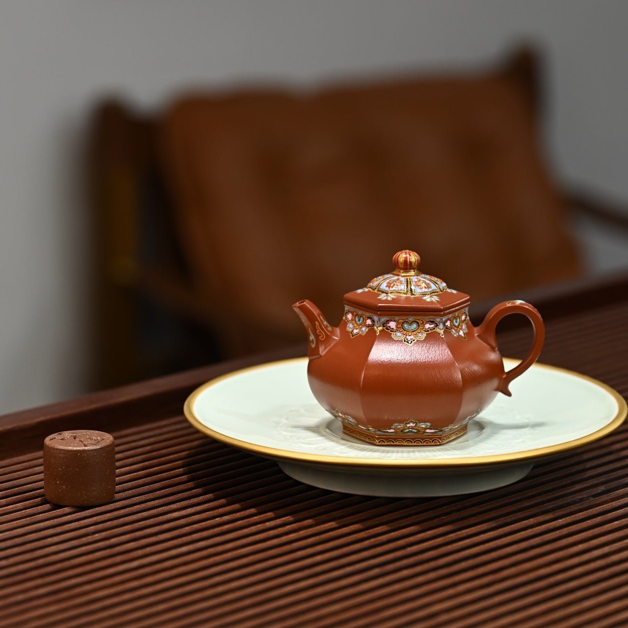 Liu Fang Jin Pan 150cc - Yixing Handmade Teapot - zycs_China - tea - teapot