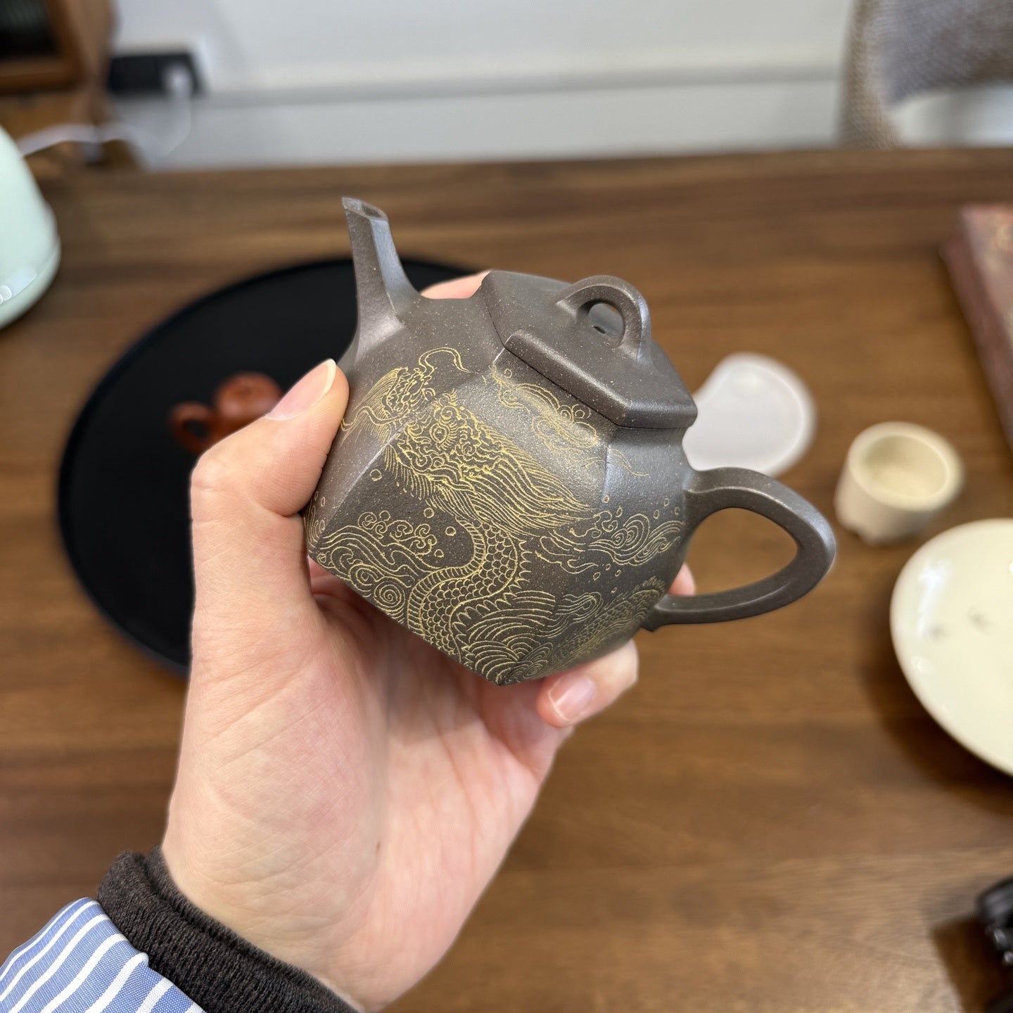 Liu Fang Jun Lan 165cc - Yixing Handmade Teapot - zycs_China