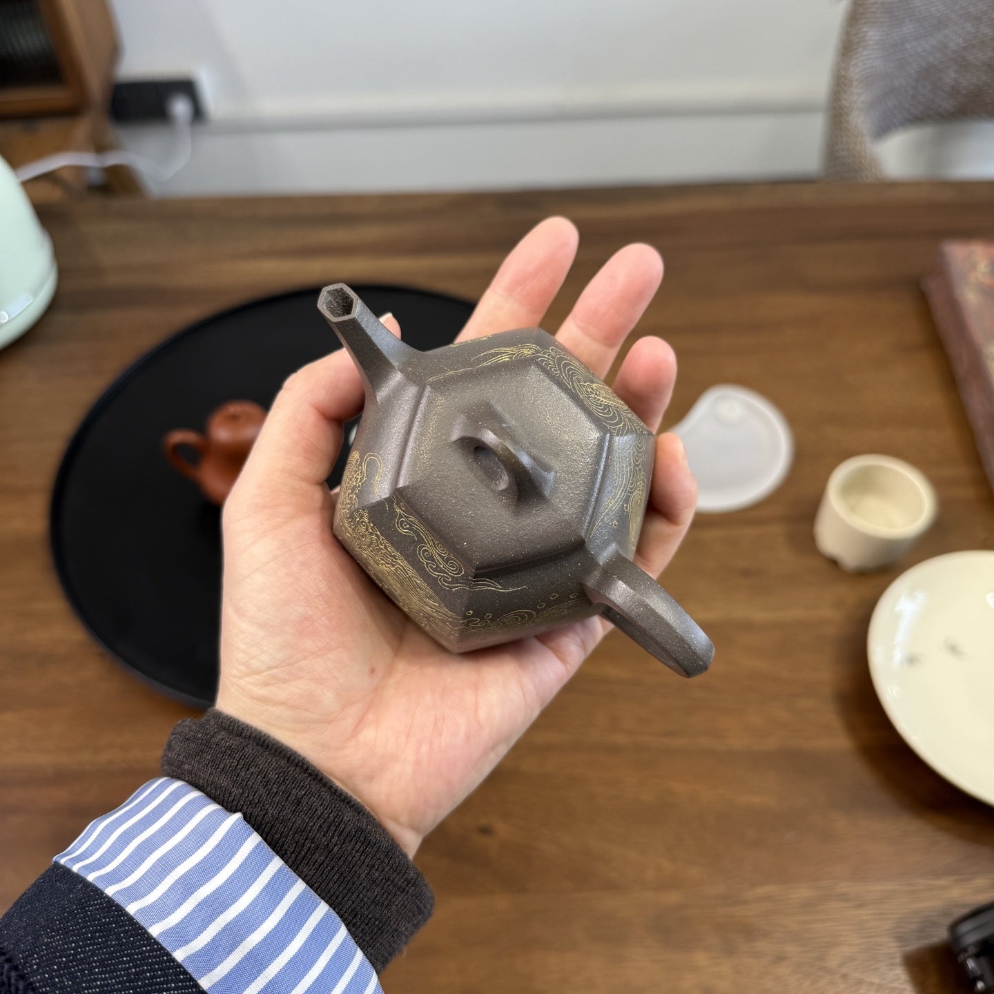 Liu Fang Jun Lan 165cc - Yixing Handmade Teapot - zycs_China