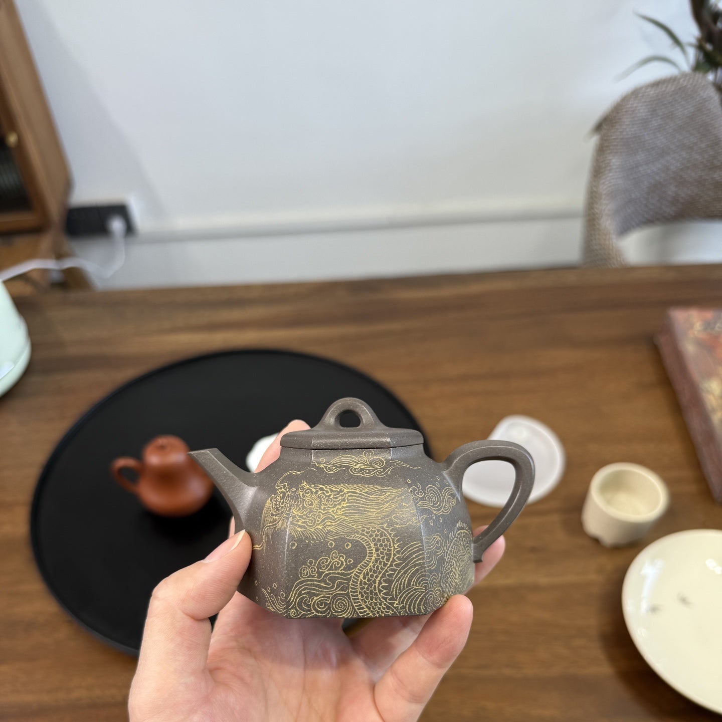 Liu Fang Jun Lan 165cc - Yixing Handmade Teapot - zycs_China