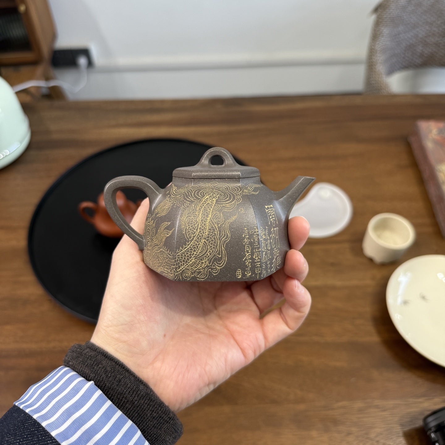 Liu Fang Jun Lan 165cc - Yixing Handmade Teapot - zycs_China