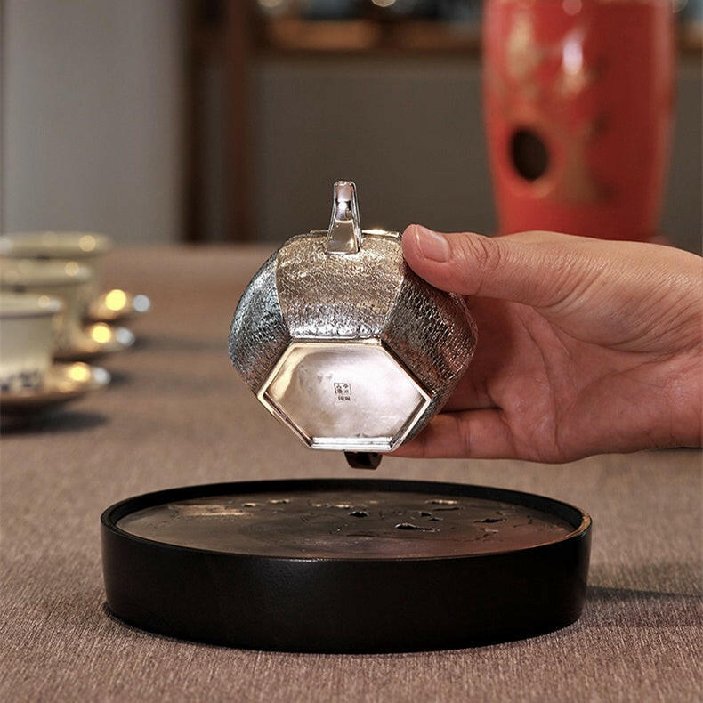 Liu Fang Lie Wen 160cc - Handmade silver pot - zycs_China