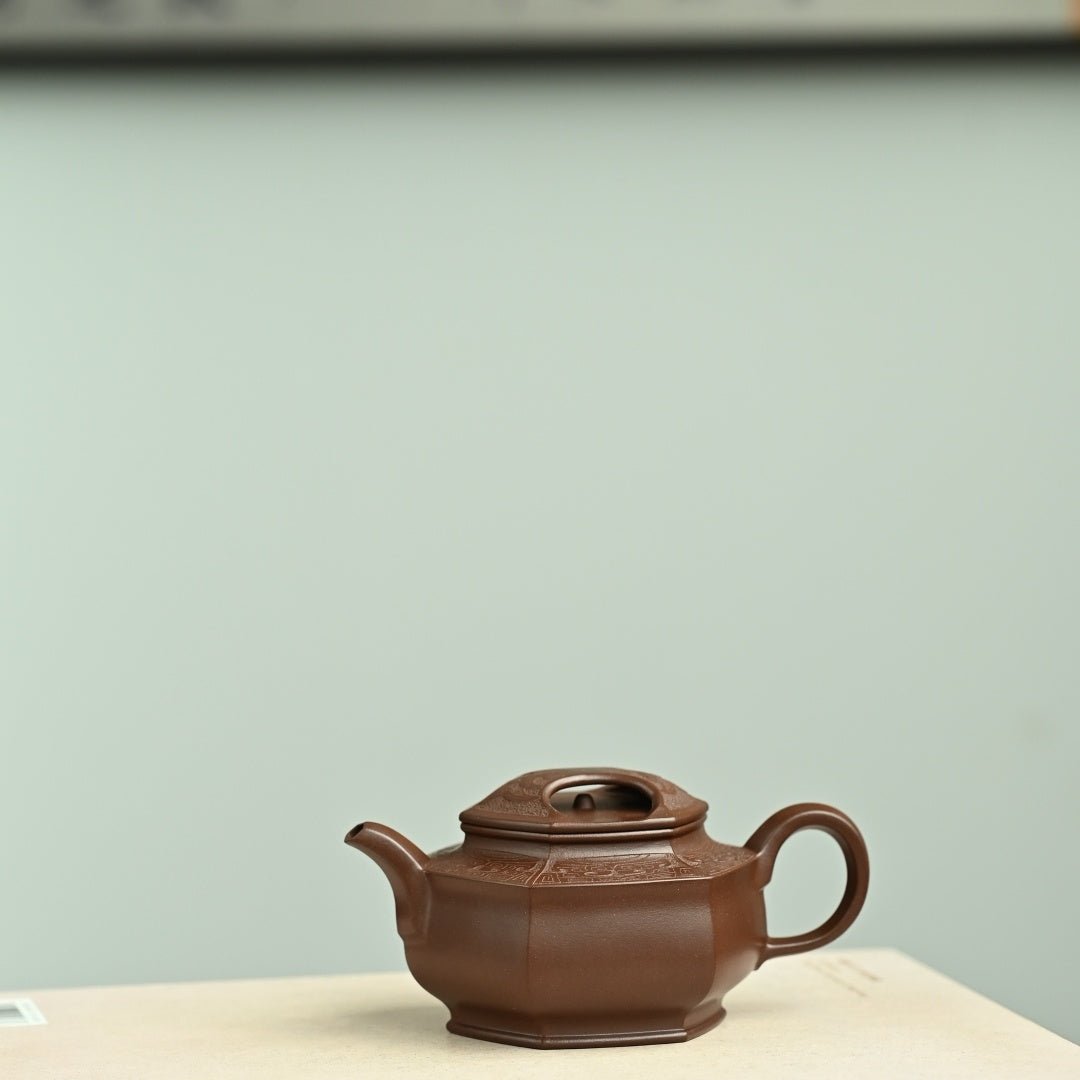 Liu Fang Niu Gai 200cc - Yixing Handmade Teapot - zycs_China