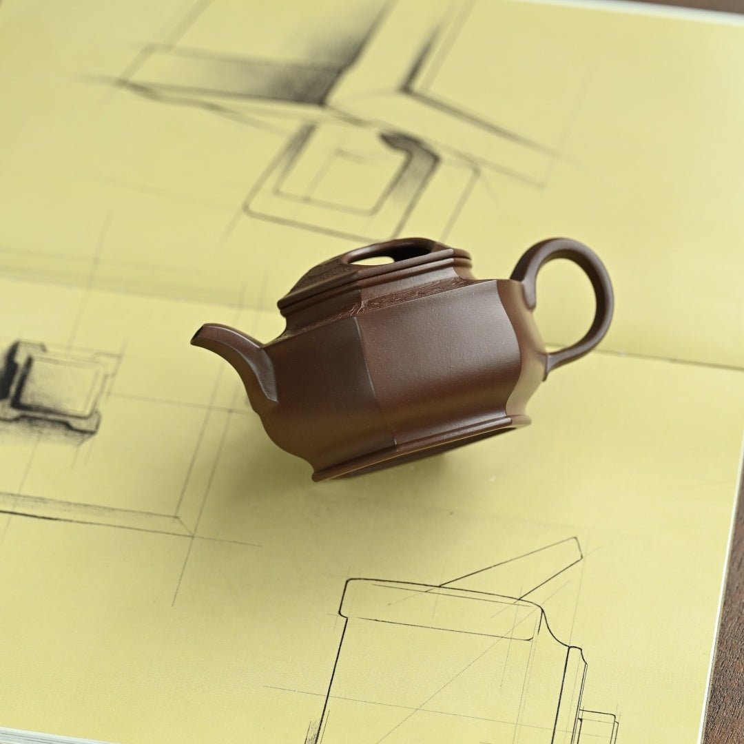 Liu Fang Niu Gai 200cc - Yixing Handmade Teapot - zycs_China