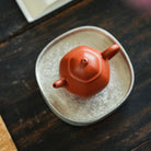 Liu Fang Pan Hu 100cc - Yixing Handmade Teapot - zycs_China - tea - teapot