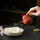 Liu Fang Pan Hu 100cc - Yixing Handmade Teapot - zycs_China - tea - teapot