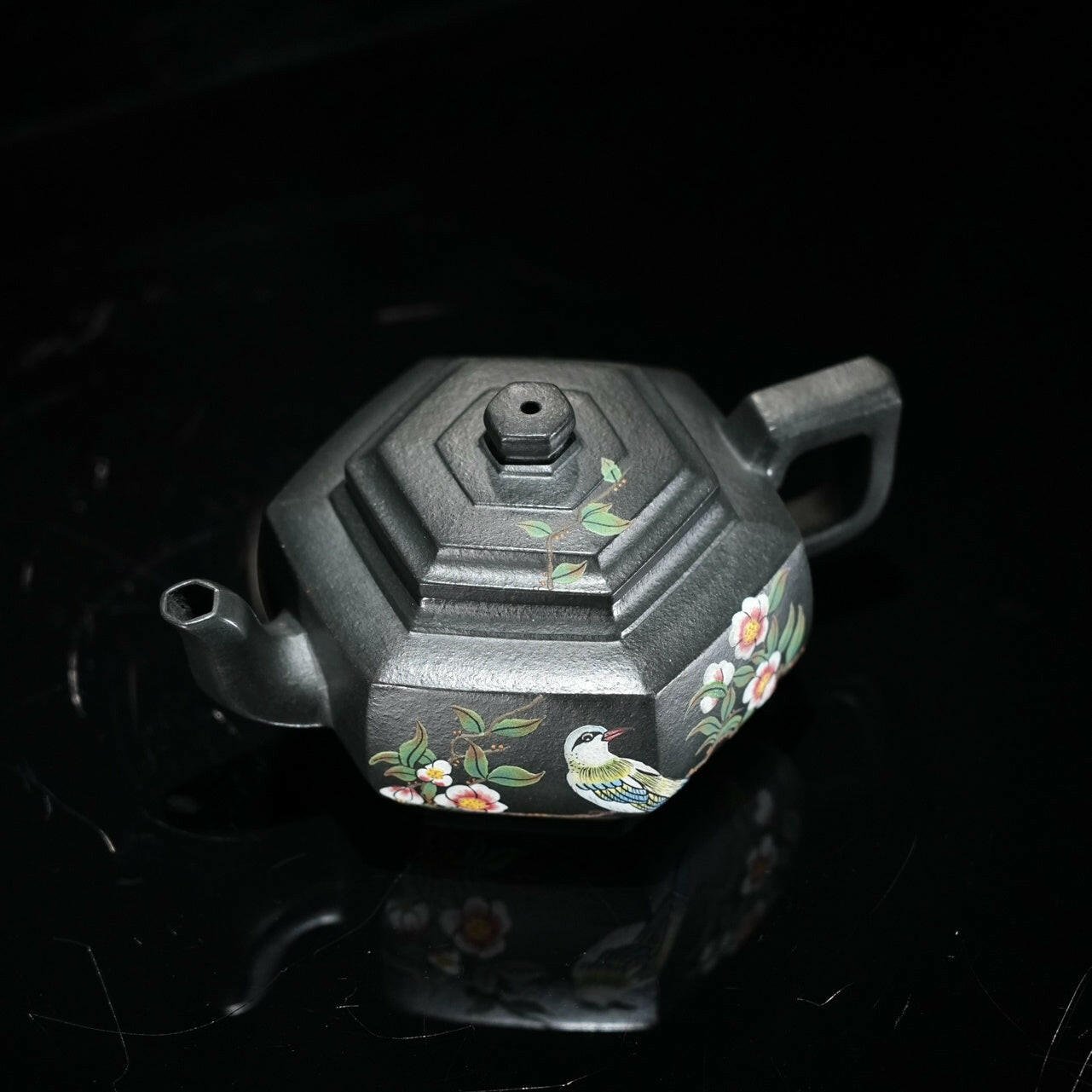 Liu Fang Xue Hua 160cc - Yixing Handmade Teapot - zycs_China