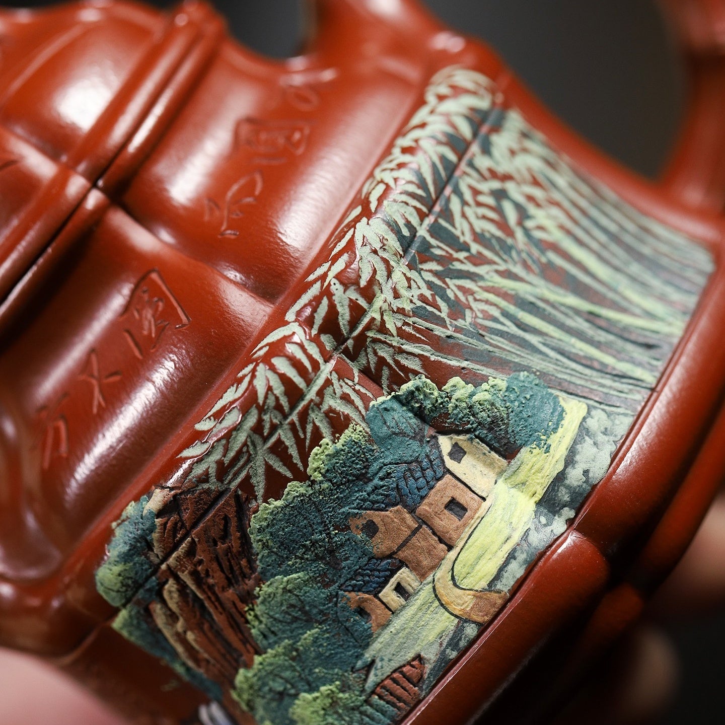 Liu Fang Zhu Ding 210cc - Yixing Handmade Teapot - zycs_China