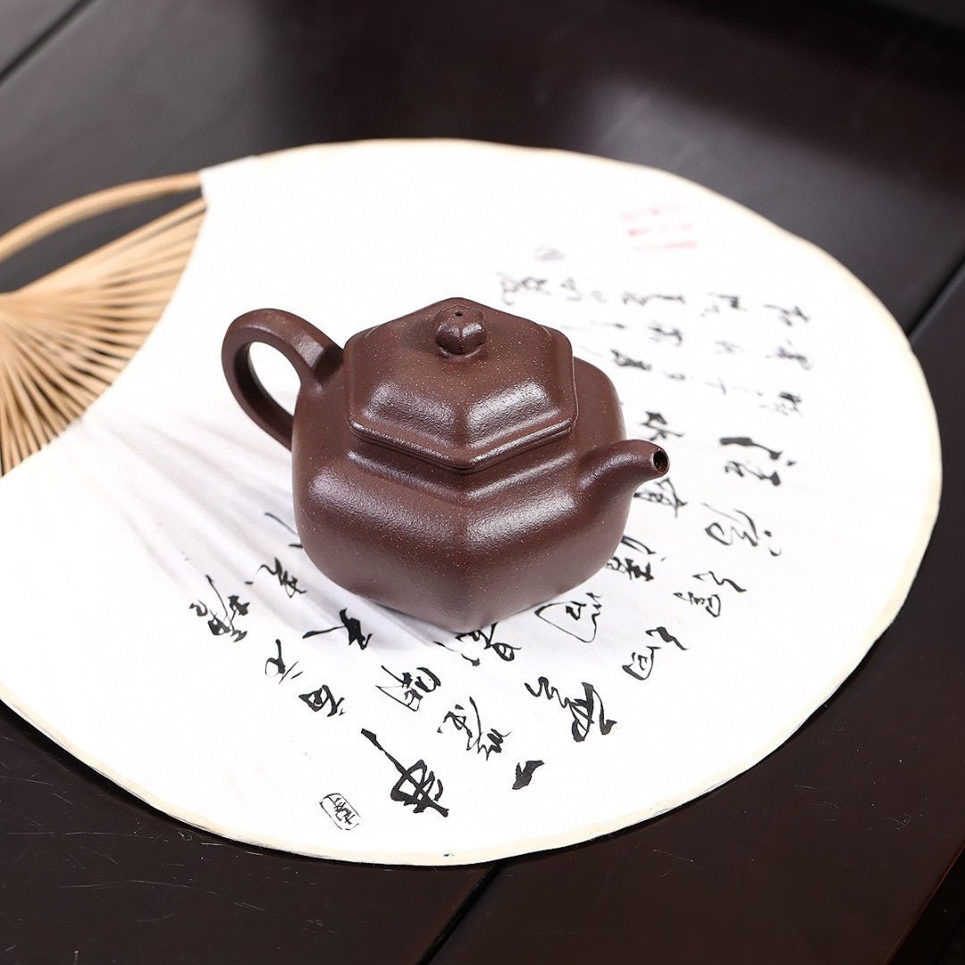Liu Jiao Lian Zi 120cc - Yixing Handmade Teapot - zycs_China