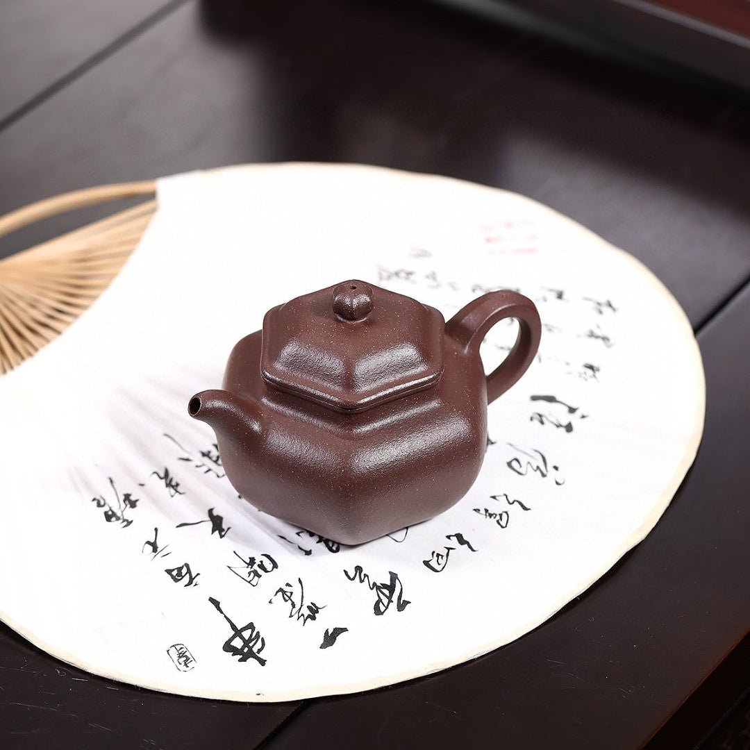 Liu Jiao Lian Zi 120cc - Yixing Handmade Teapot - zycs_China
