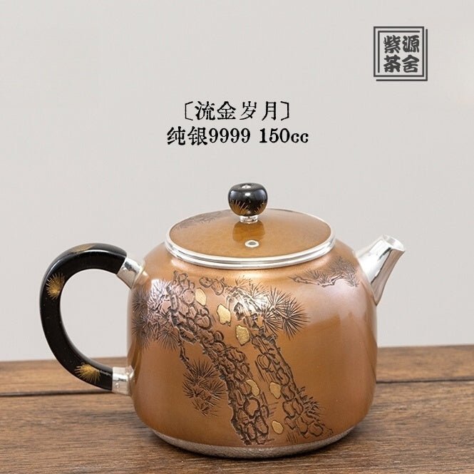 Liu Jin Sui Yue 150cc - Handmade silver pot - zycs_China