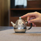 Long Dan 200cc - Handmade silver pot - zycs_China - tea - teapot