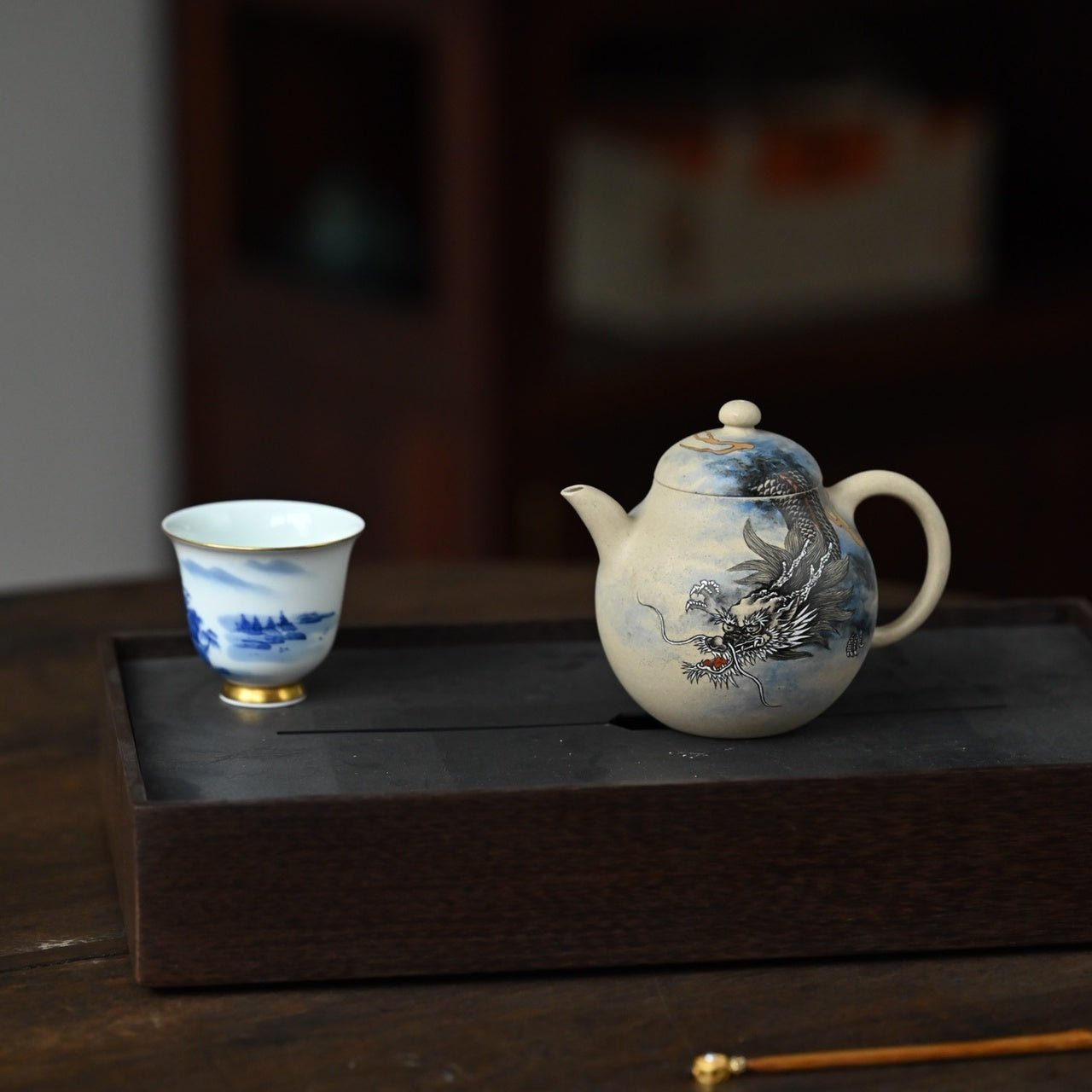 Long Dan 220cc - Yixing Handmade Teapot - zycs_China