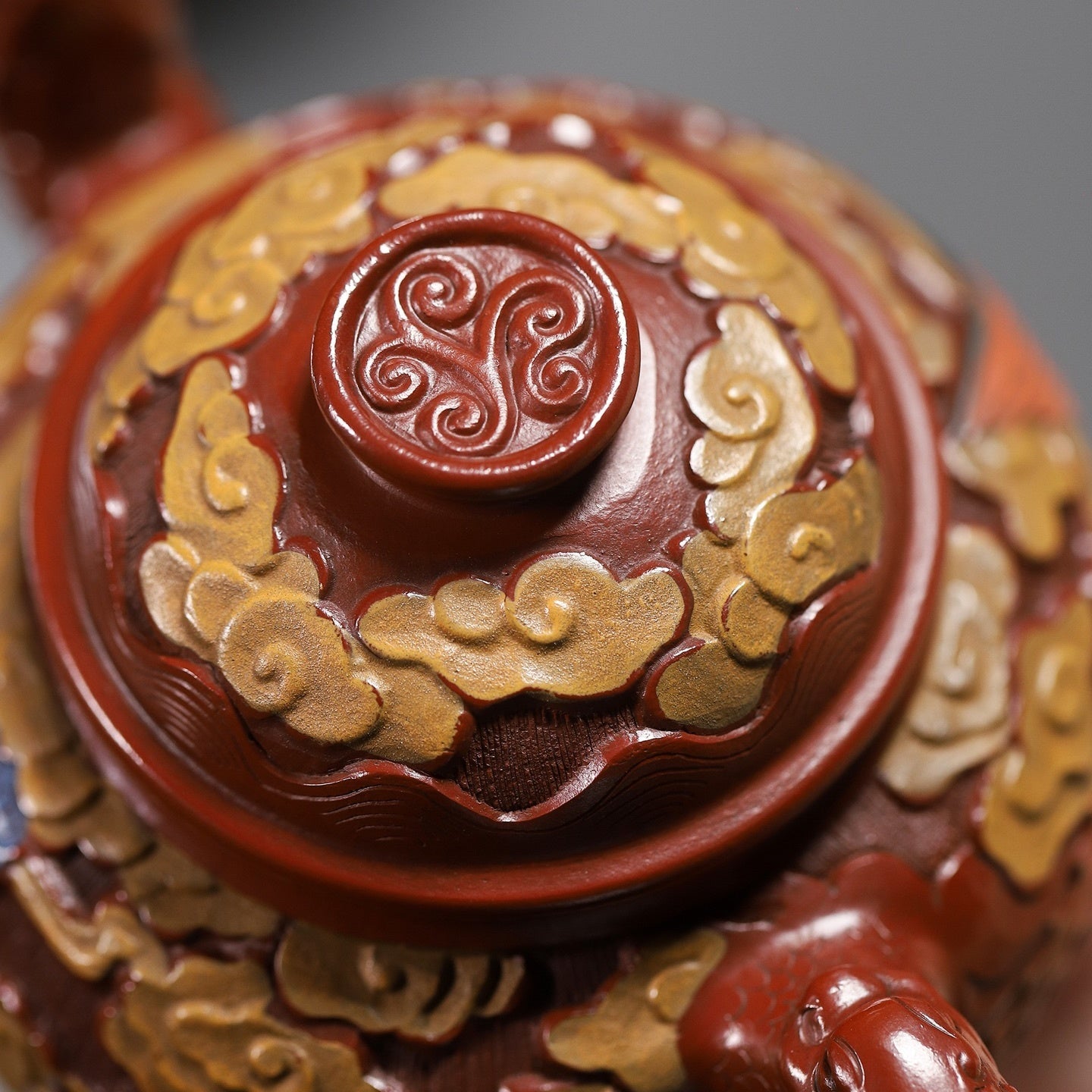 Long Fei Feng Wu 230cc - Yixing Handmade Teapot - zycs_China - tea - teapot