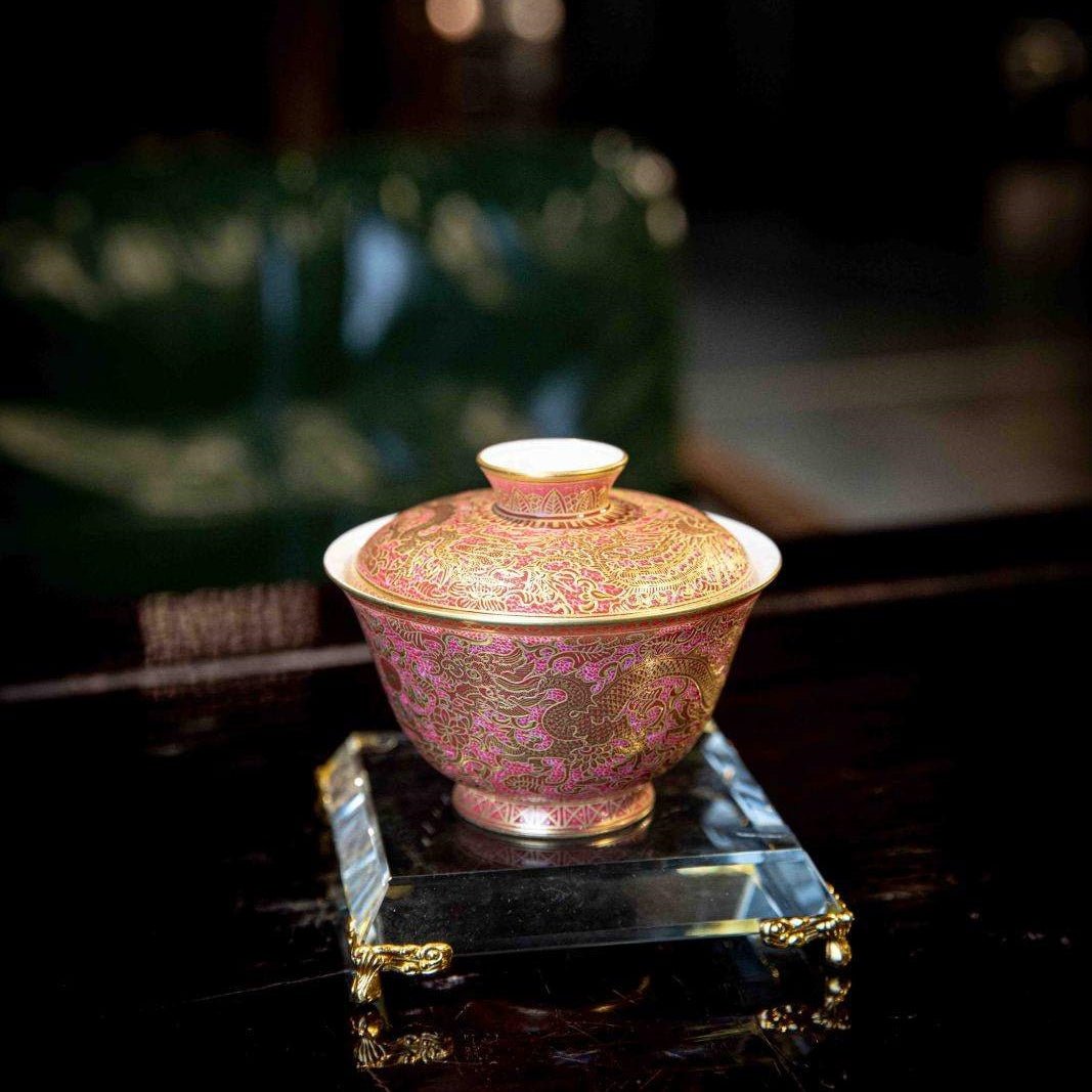 Long Feng 125cc - Jing De Zhen Porcelain Gaiwan - zycs_China