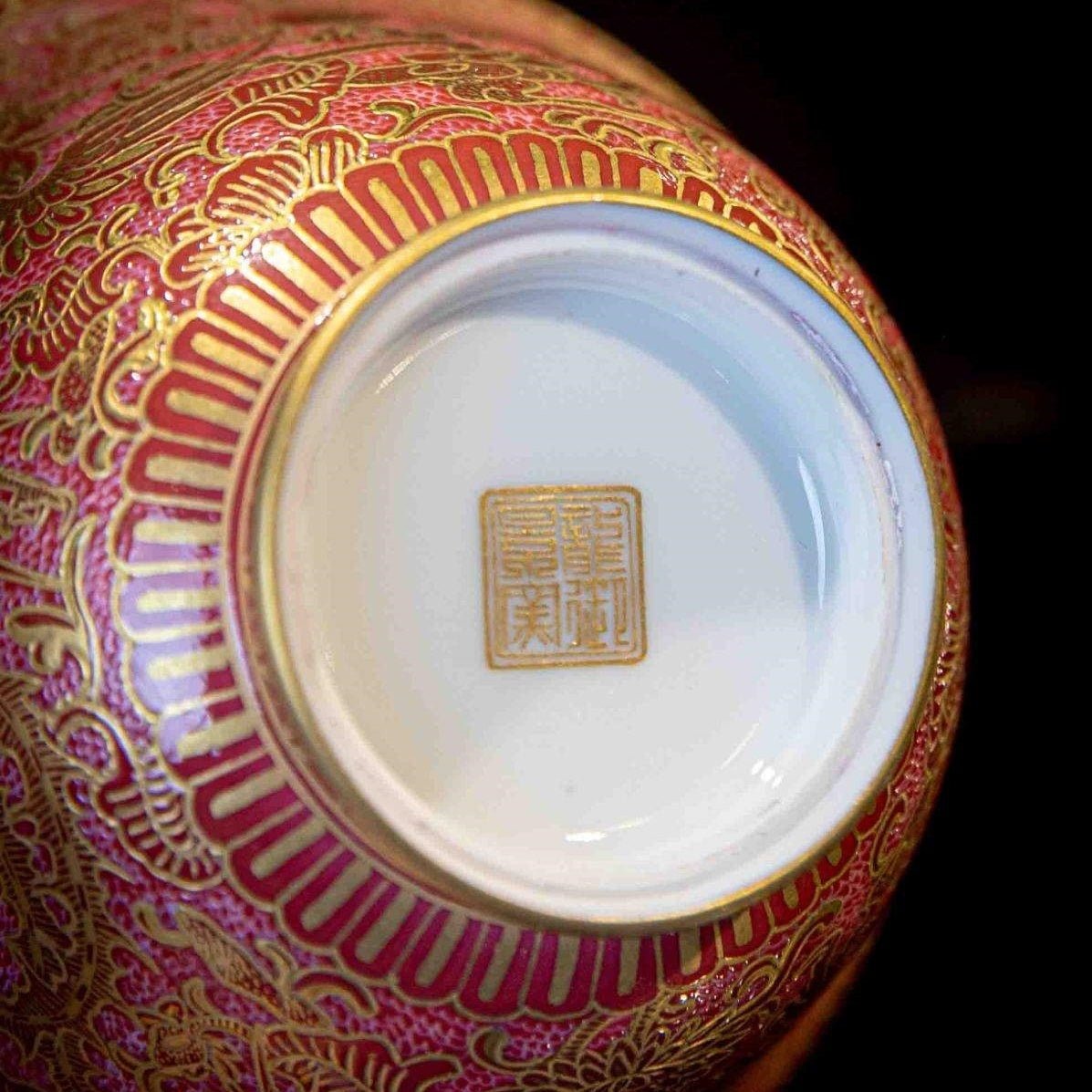 Long Feng 125cc - Jing De Zhen Porcelain Gaiwan - zycs_China