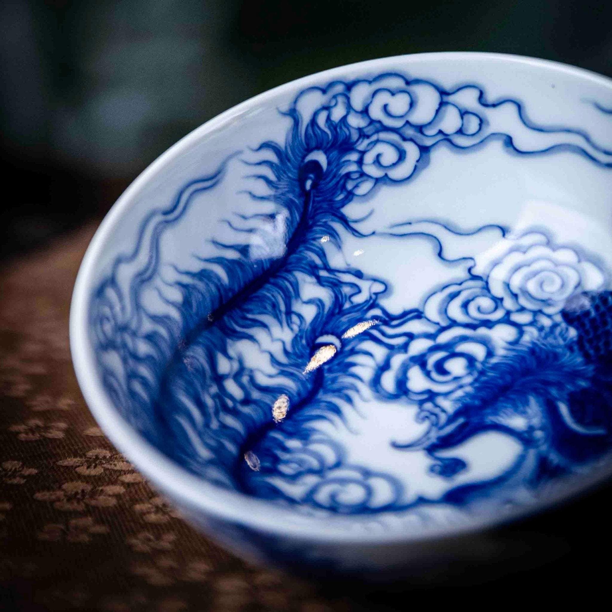 Long Feng 80cc - Jing De Zhen Porcelain Teacup - zycs_China