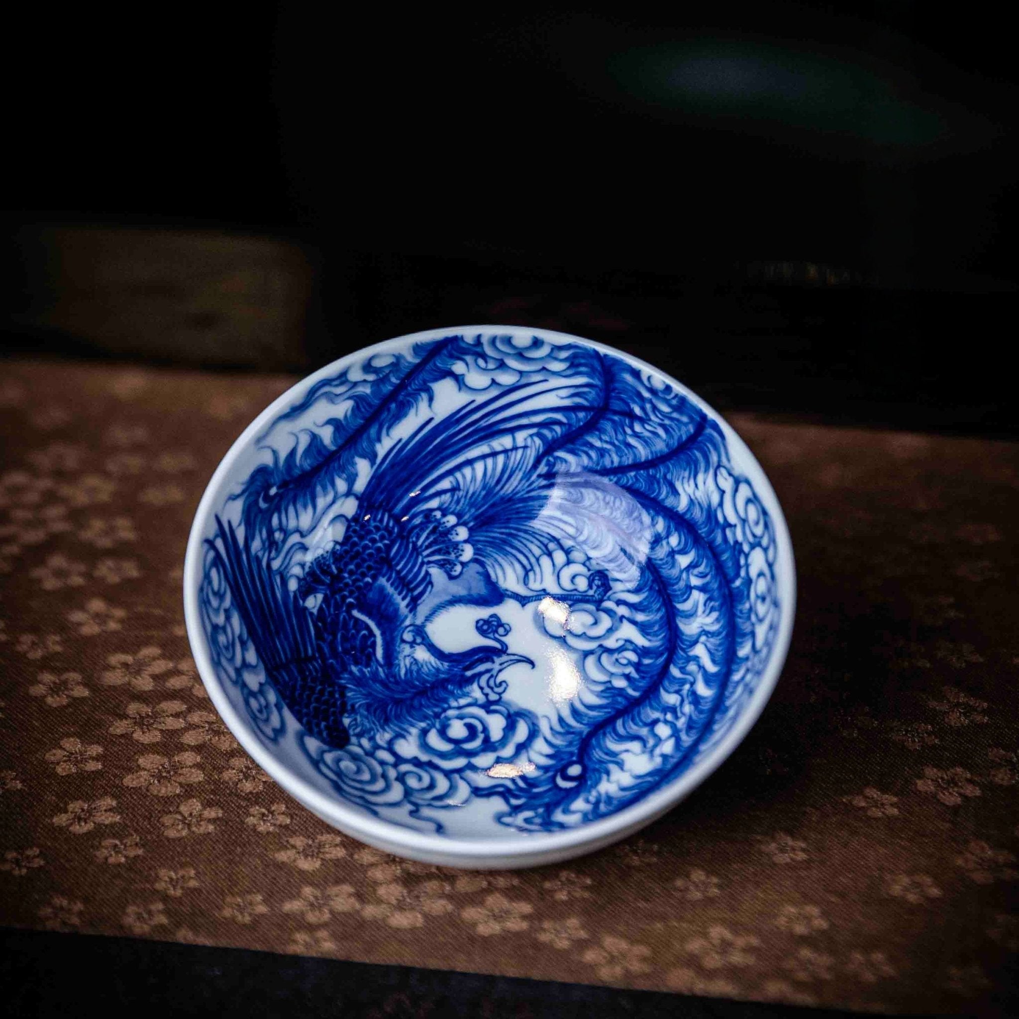 Long Feng 80cc - Jing De Zhen Porcelain Teacup - zycs_China