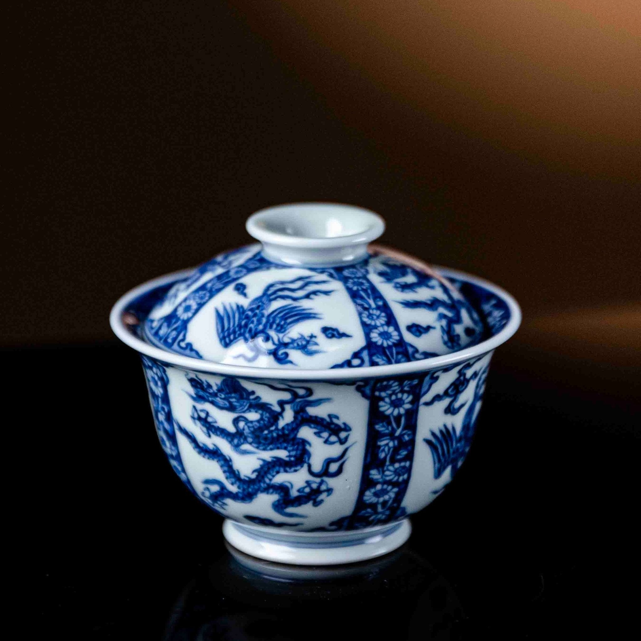 Long Feng Cheng Xiang 110cc - Jing De Zhen Porcelain Gaiwan - zycs_China
