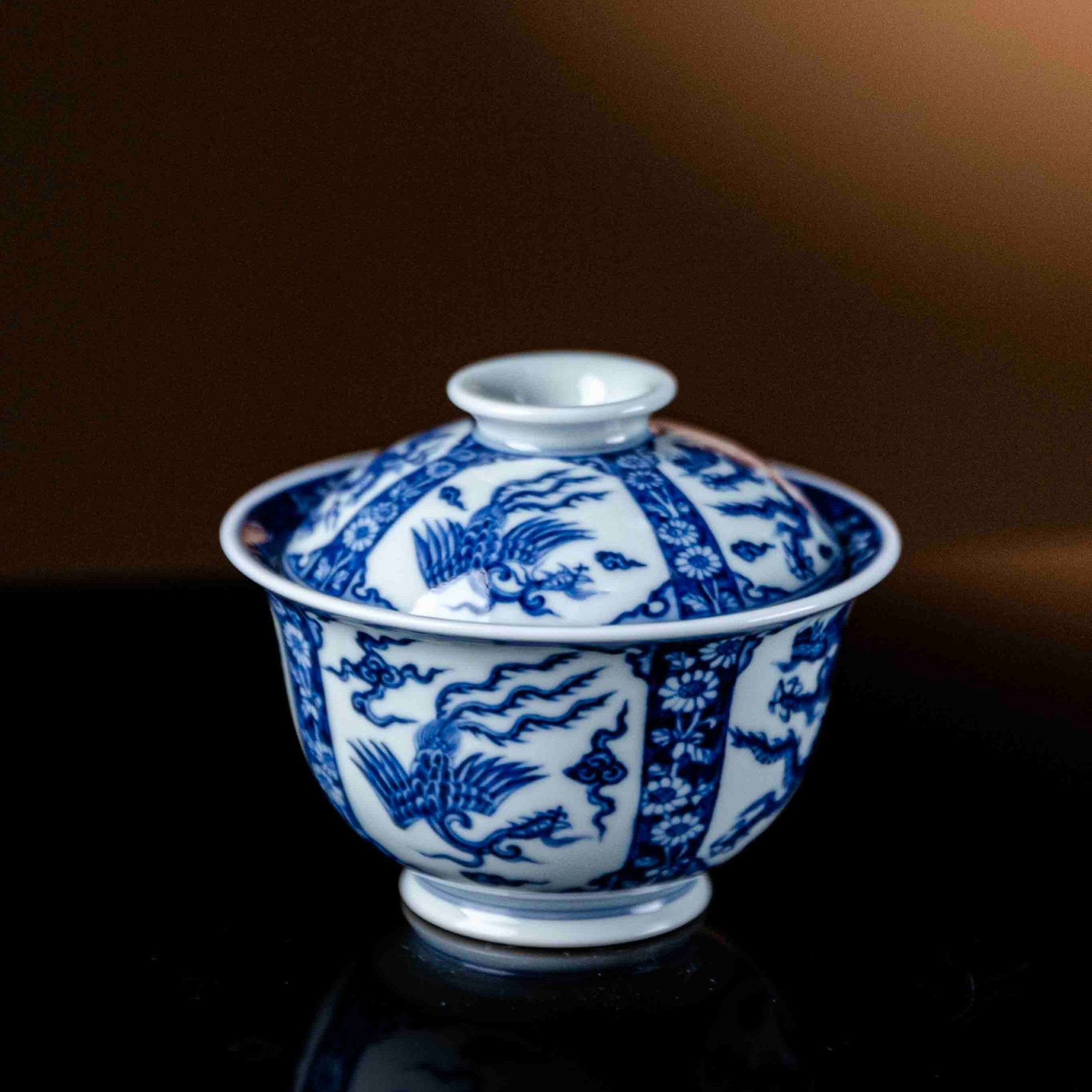 Long Feng Cheng Xiang 110cc - Jing De Zhen Porcelain Gaiwan - zycs_China
