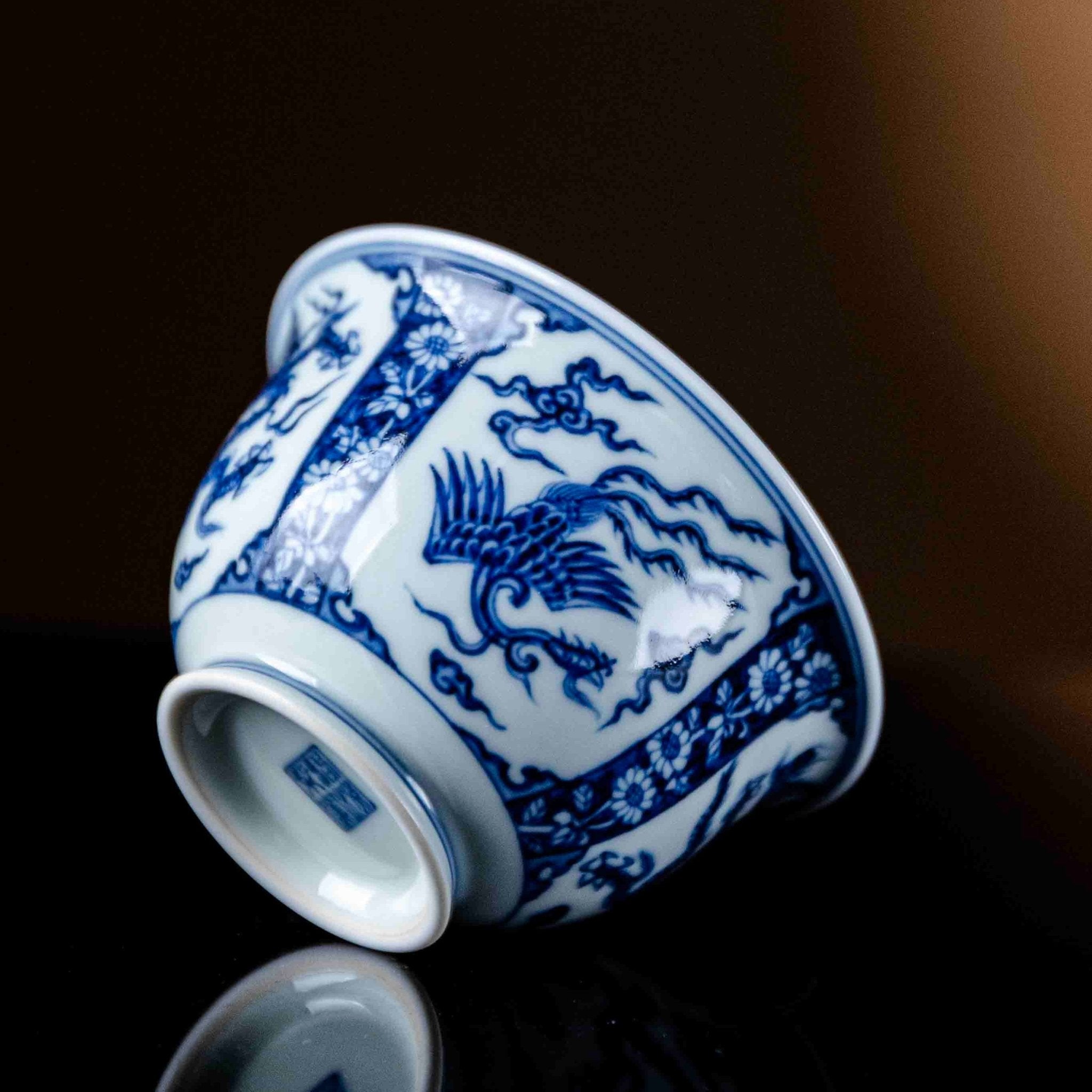 Long Feng Cheng Xiang 110cc - Jing De Zhen Porcelain Gaiwan - zycs_China