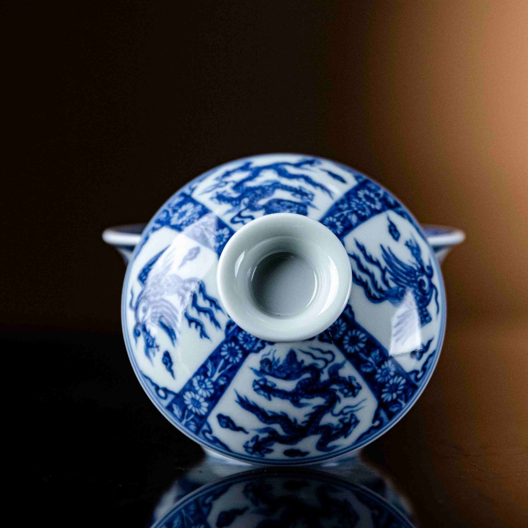 Long Feng Cheng Xiang 110cc - Jing De Zhen Porcelain Gaiwan - zycs_China