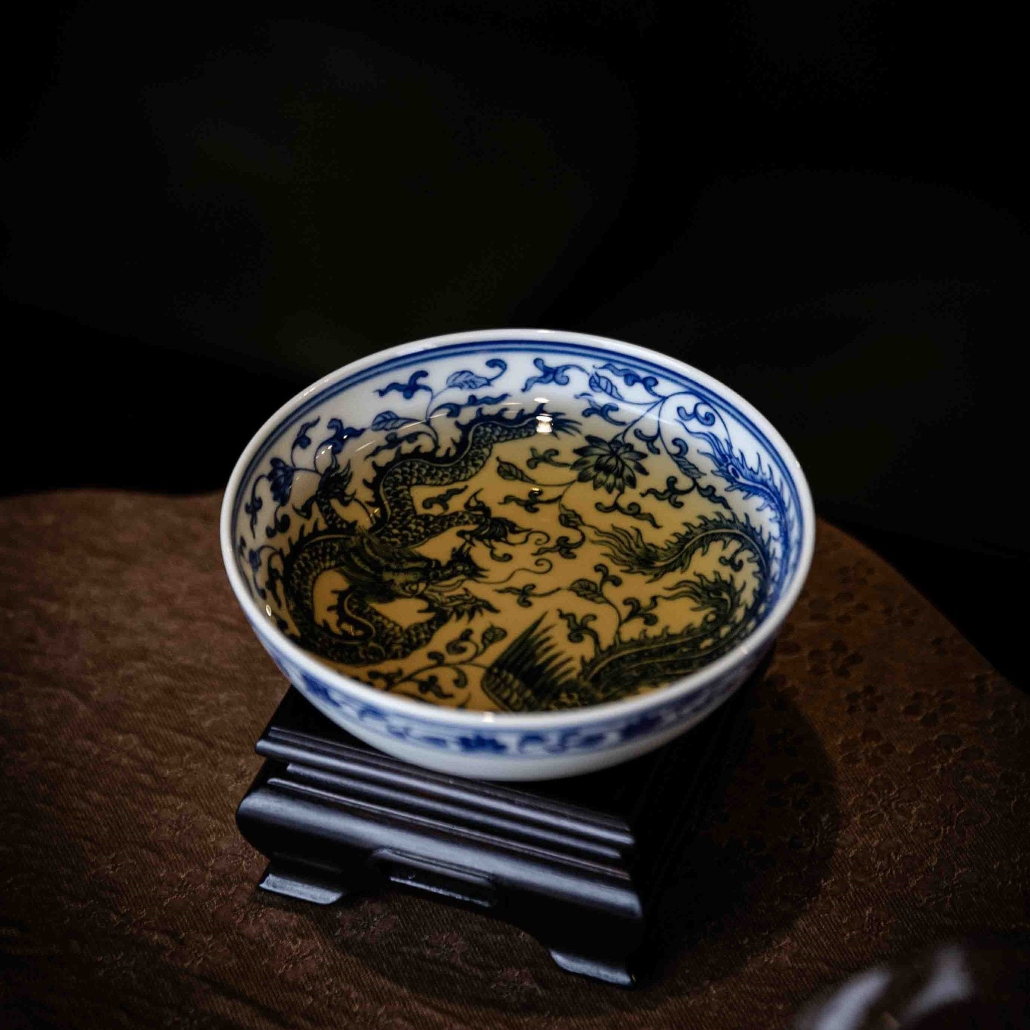 Long Feng Cheng Xiang 130cc - Jing De Zhen Porcelain Teacup - zycs_China