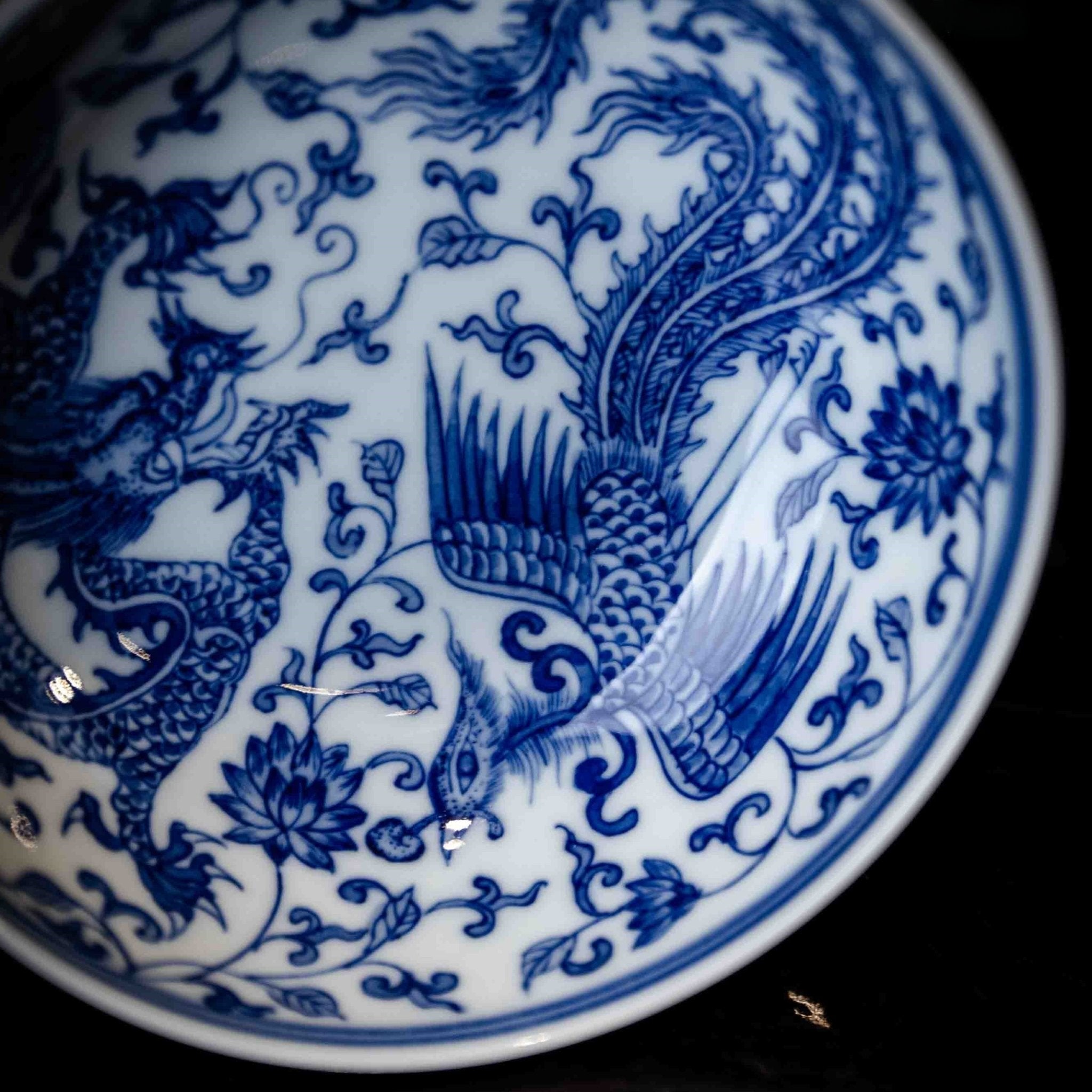 Long Feng Cheng Xiang 130cc - Jing De Zhen Porcelain Teacup - zycs_China