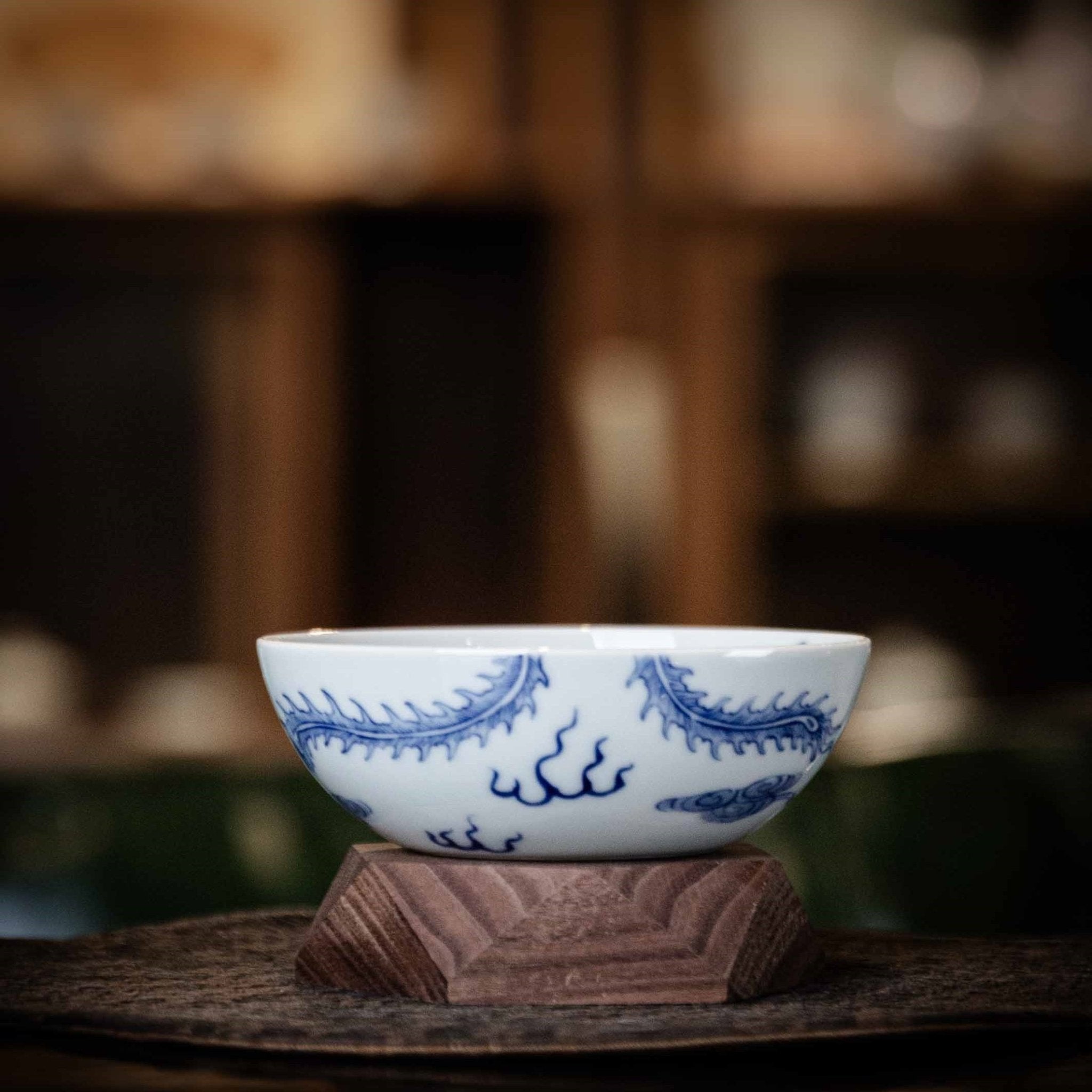 Long Feng Cheng Xiang 130cc - Jing De Zhen Porcelain Teacup - zycs_China