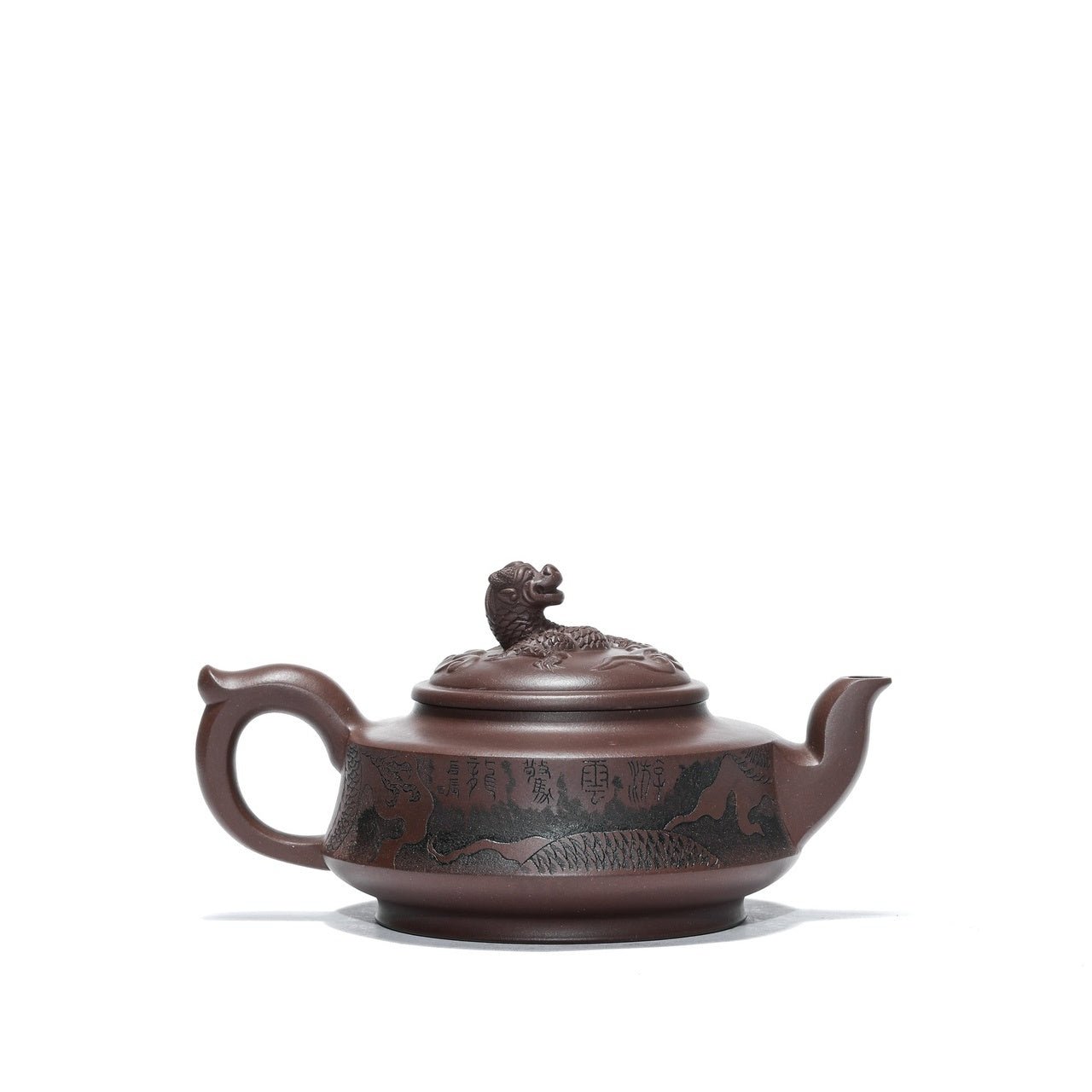Long Teng Si Hai 400cc - Yixing Handmade Teapot - zycs_China