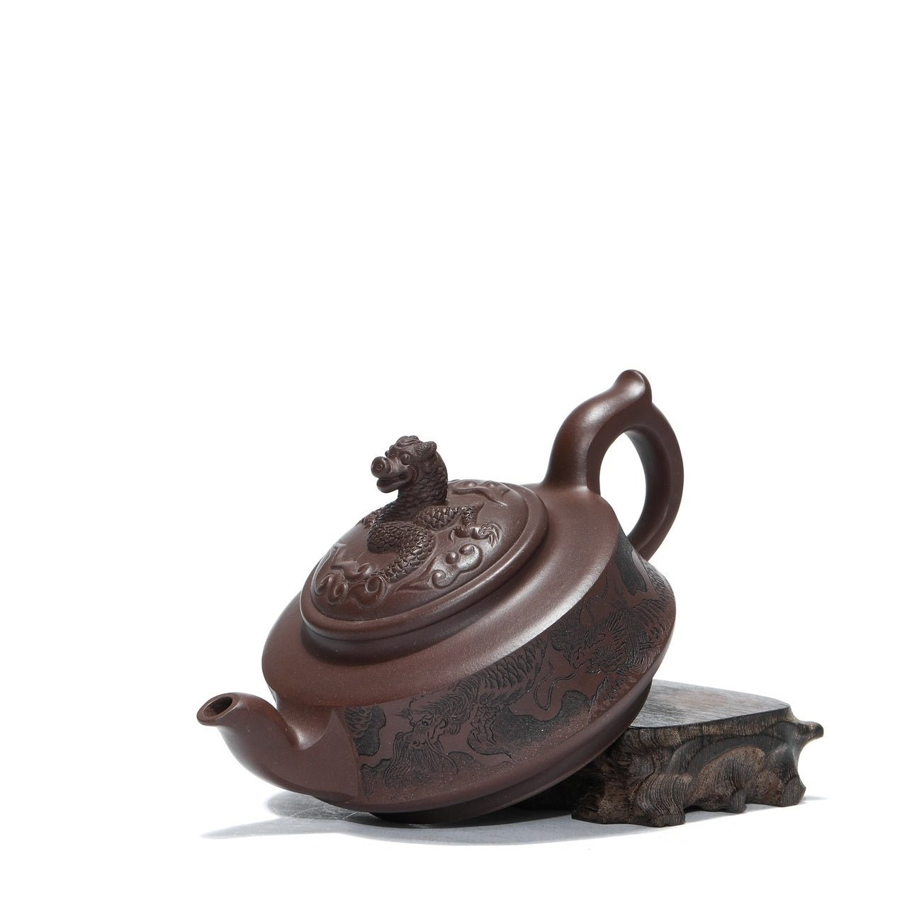 Long Teng Si Hai 400cc - Yixing Handmade Teapot - zycs_China