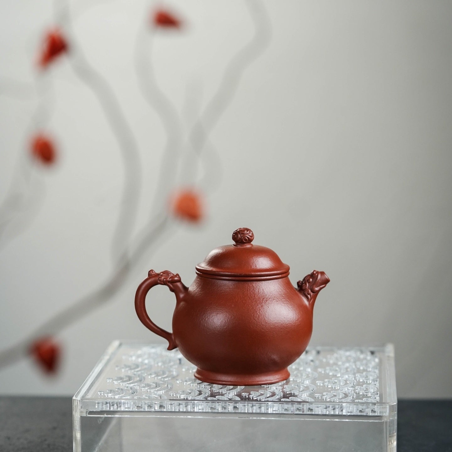 Long Xing Pan Hu 160cc - Yixing Handmade Teapot 江苏宜兴