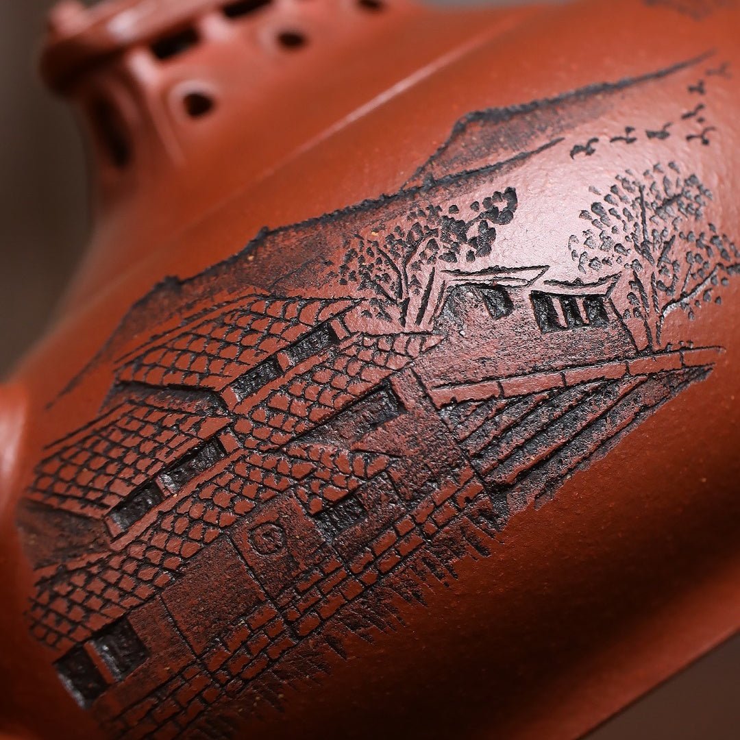 Long Yao Qing 210cc - Yixing Handmade Teapot - zycs_China