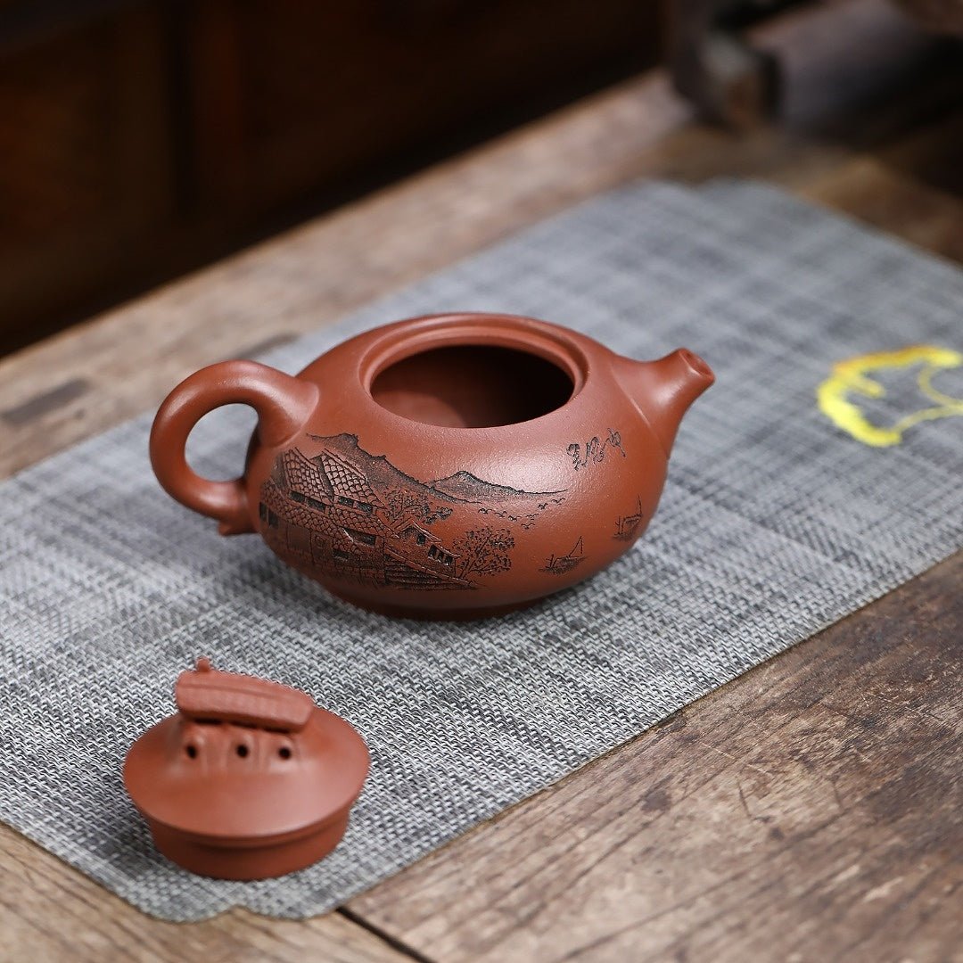 Long Yao Qing 210cc - Yixing Handmade Teapot - zycs_China