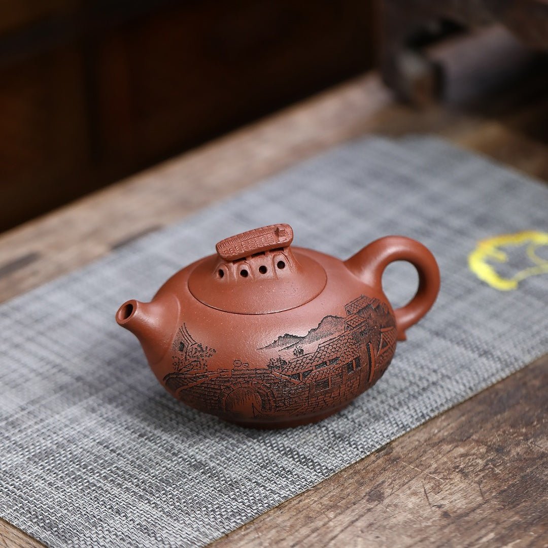 Long Yao Qing 210cc - Yixing Handmade Teapot - zycs_China