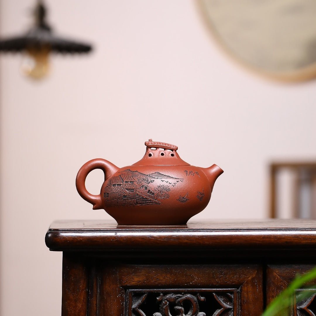 Long Yao Qing 210cc - Yixing Handmade Teapot - zycs_China