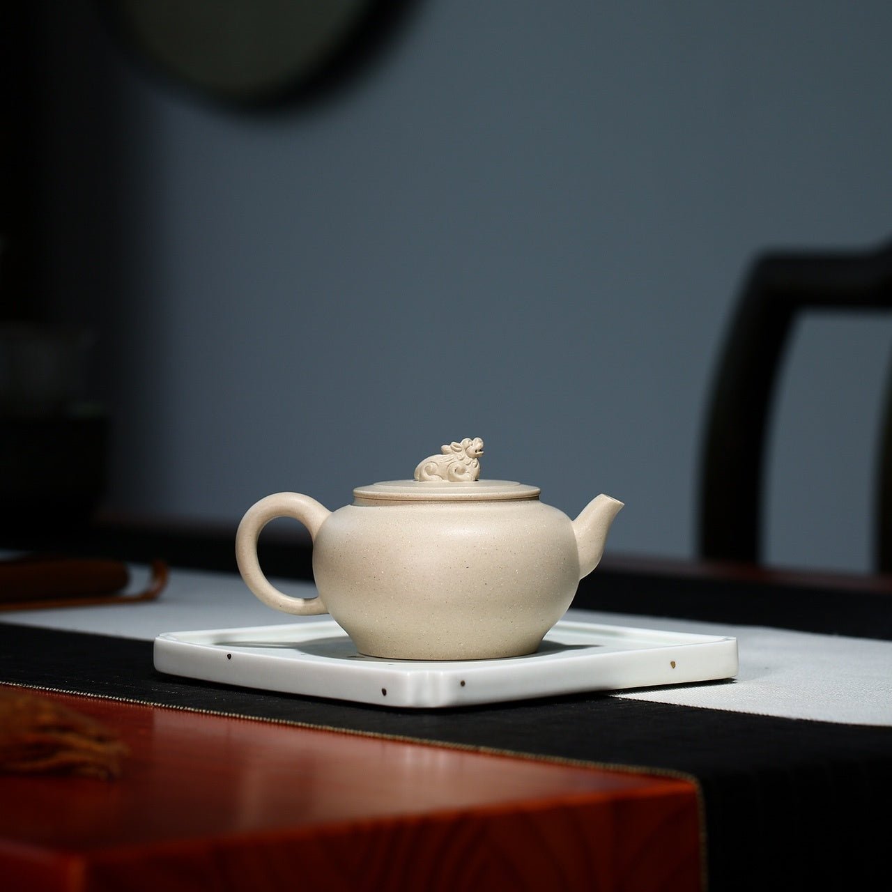 Long Yun Fang Gu 220cc - Yixing Handmade Teapot - zycs_China