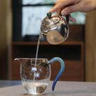 Long Zhu 200cc - Handmade silver pot - zycs_China - tea - teapot