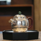 Long Zhu 200cc - Handmade silver pot - zycs_China - tea - teapot
