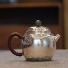 Long Zhu 200cc - Handmade silver pot - zycs_China - tea - teapot